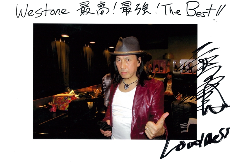 Loudnessボーカル二井原 実さん Westone公認アーティスト テックウインド株式会社