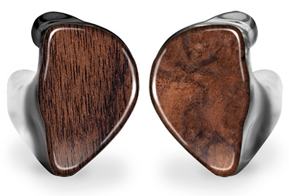 カスタム例(オパークブラック・トランスルーセントスモーク・ウッド Rosewood・ウッド Walnut Burl)の画像