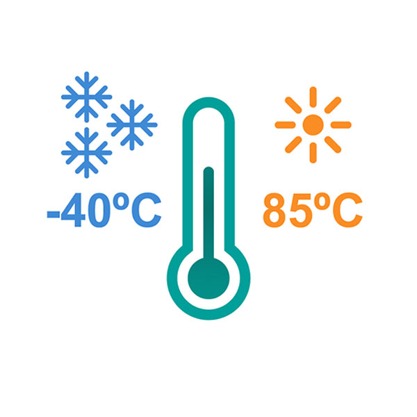 -40℃～85℃の温度計アイコン