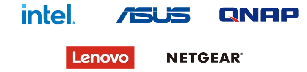 intel ASUS QNAP Lenovo NETGEAR