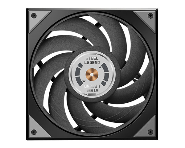 ASRock Steel Legend 高耐久LCPファン（120mm・ブラック）