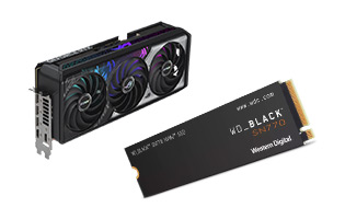 グラフィックカードと内臓SSD