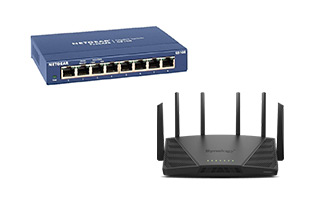 ネットワークスイッチとルーター