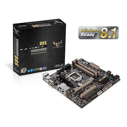 ASUS Vanguard B85 マザーボード i5 4670 Haswell ASUS（エイスース） VANGUARD B85｜テックウインド株式会社
