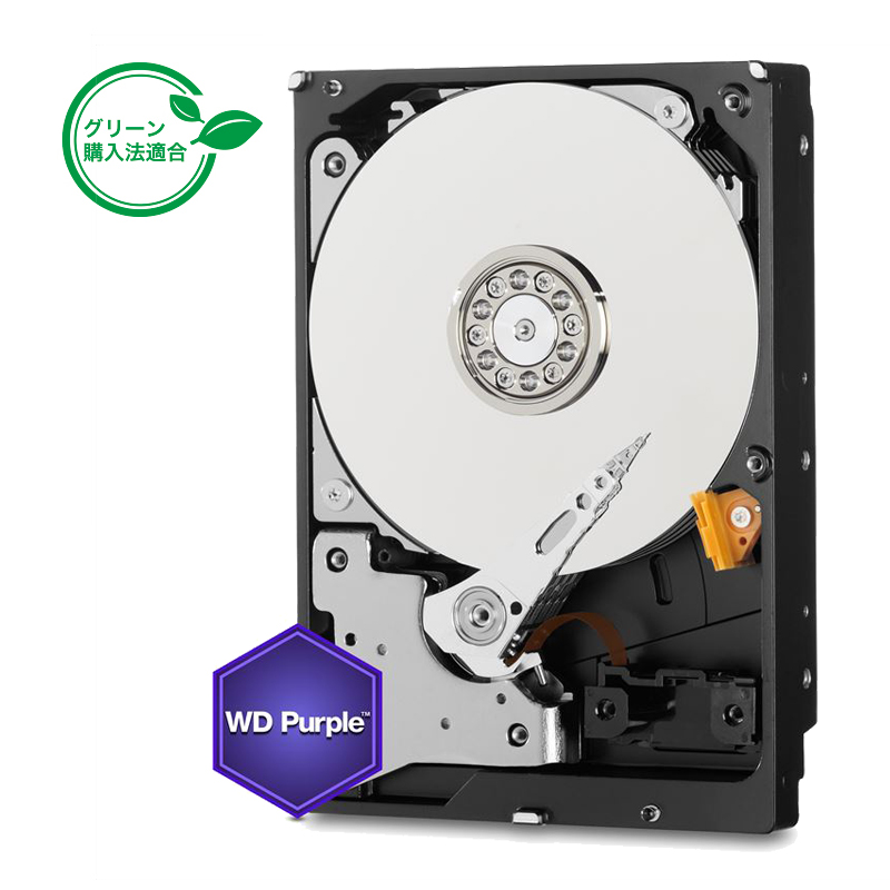 外付けハードディスク・ドライブ WD Purple 6TB HDD WD60PURX Western Digital WD60PURX ［WD Purple 6TB］ WD Purple 内蔵型