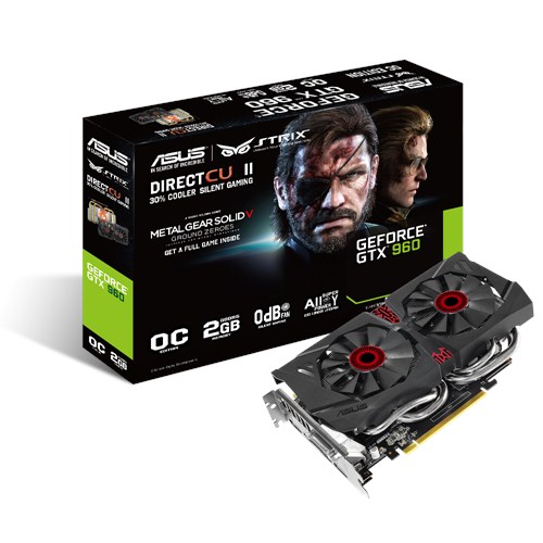 PCパーツ ASUS - asus gtx960 2gb Amazon | ASUS STRIX-GTX960-DC2OC-2GD5 GeForce GTX 960 2GB