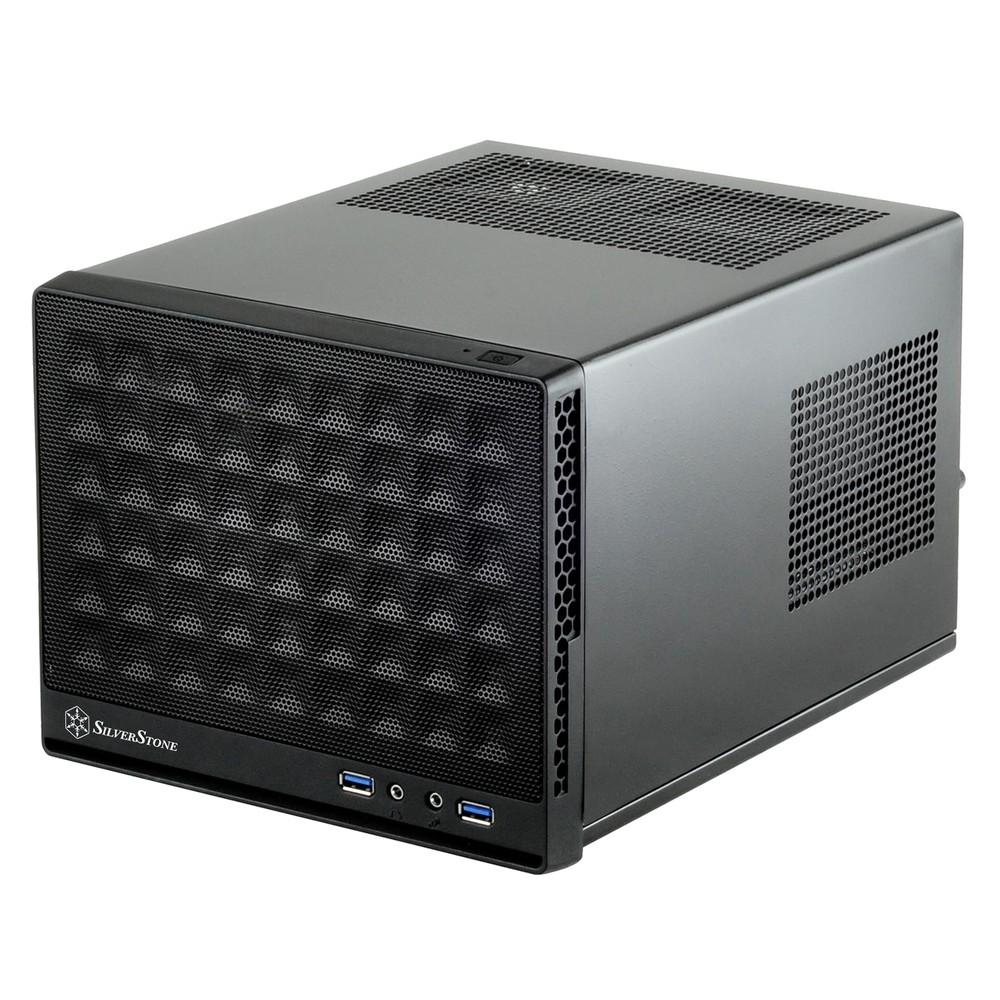 SILVERSTONE PCケース Mini-ITX用 SST-ML05B 300W電源 おまけ