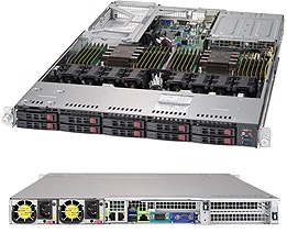 Supermicro サーバー 高性能 SuperServer 1029U-E1CRT｜仮想化やクラウドコンピューティングなどに