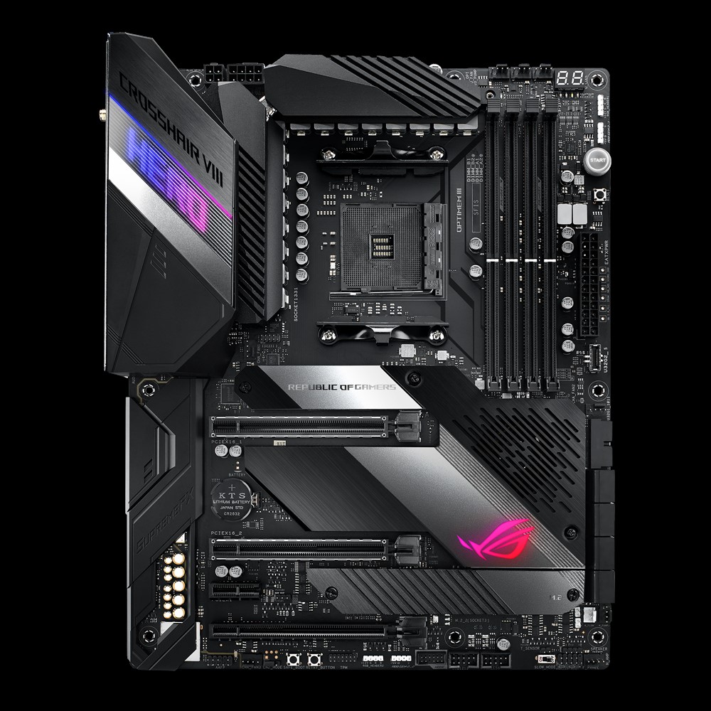 ASUS（エイスース） ROG Crosshair VIII Hero (WI-FI)｜テックウインド