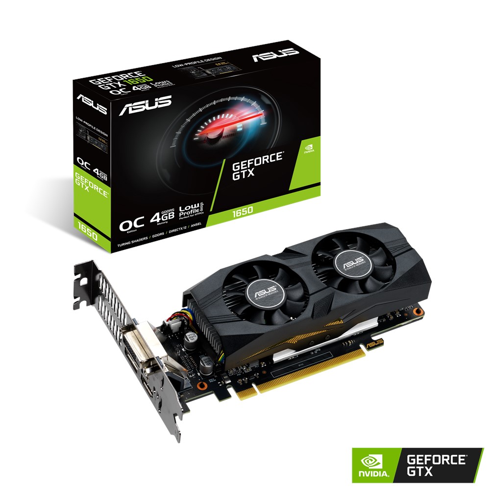 ASUS（エイスース） GTX1650-O4G-LP-BRK｜テックウインド株式会社