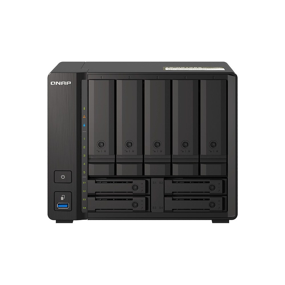 QNAP 正規代理店 TS-h973AX-32G ― デスクトップ／タワー型 9ベイ NAS
