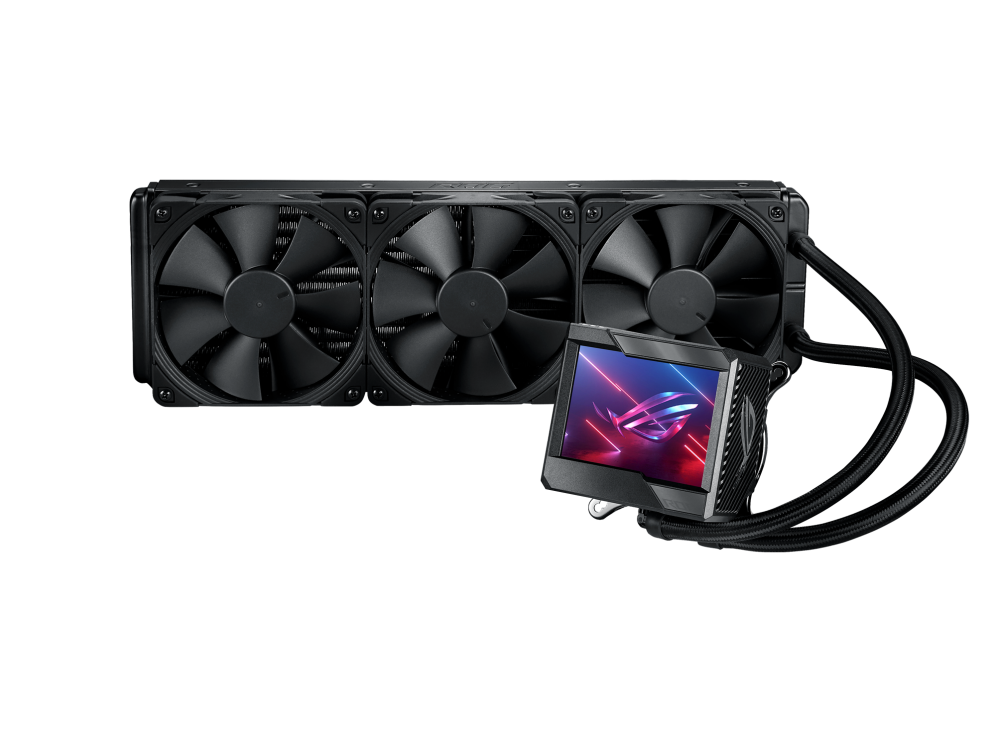 ROG RYUJIN II 360 - 水冷ヘッド天面 3.5インチ大型液晶ディスプレイ