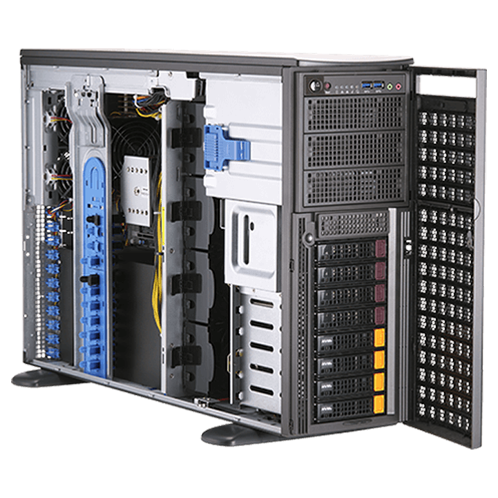 SuperServer SYS-740GP-TNRT ― 様々な用途に使える万能タワーサーバー