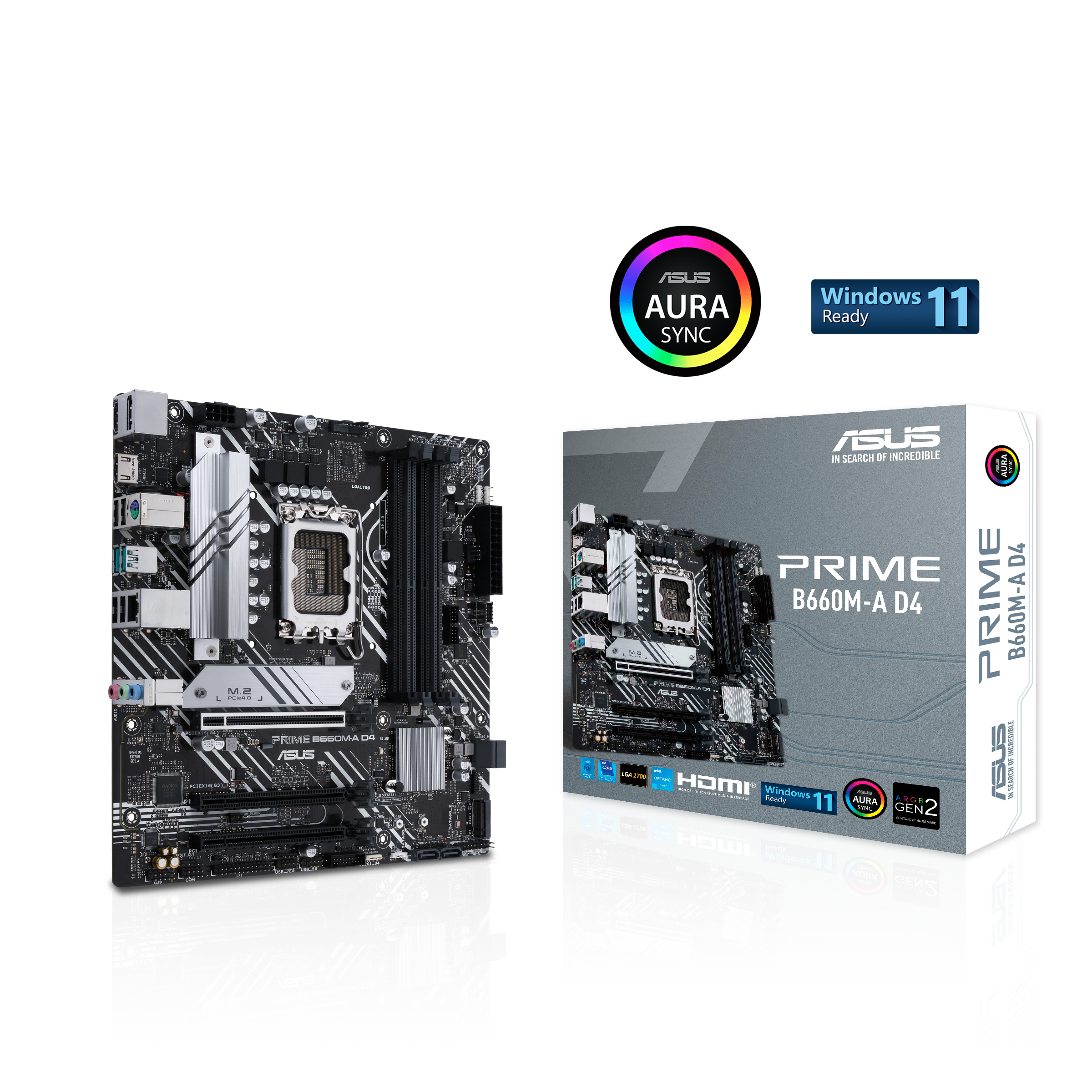 PRIME B660M-A D4 - インテル® B660 チップセット搭載mATXマザーボード