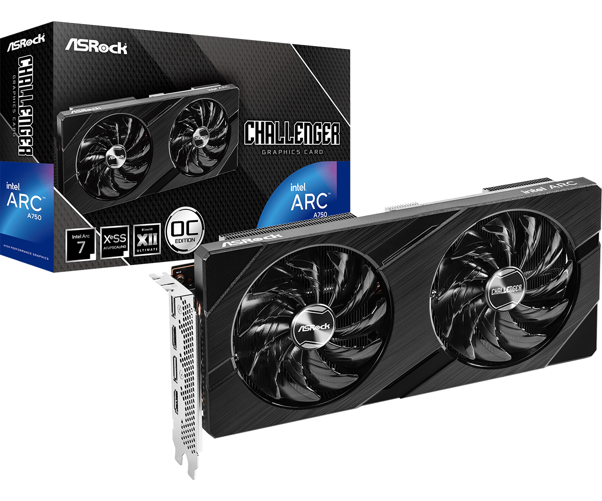 ASRock Intel Arc A750 Challenger D 8GB OC｜テックウインド株式会社
