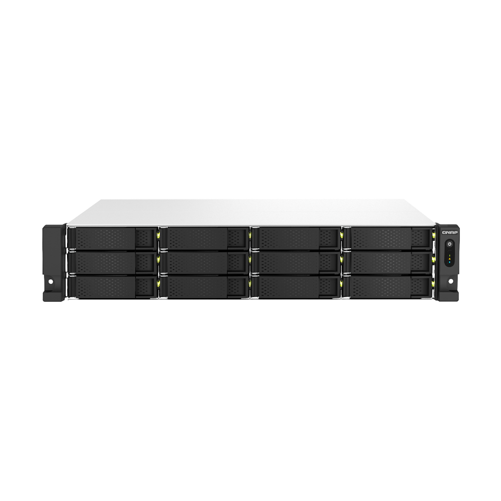 TS-1264U-RP-8G ― 2U 12ベイ ラックマウント型 冗長電源付きNAS