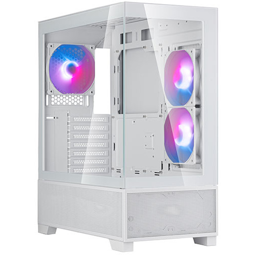SST-LD05-W-ARGB ― 大胆な270°パノラマディスプレイを備えた精巧なATX