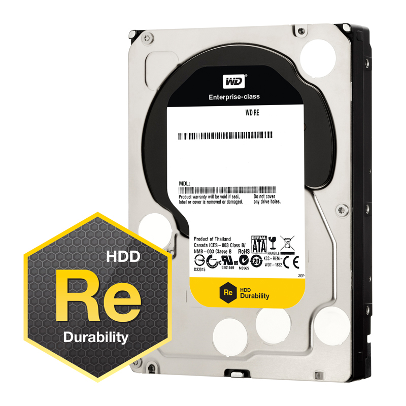 【4個・送料込】HDD 3.5インチ 2TB WD RE4 WD2003FYYS