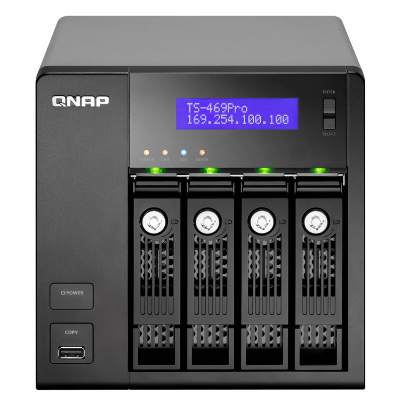 [QNAP] NASタワー型 4ベイ TS-469PRO｜テックウインド株式会社