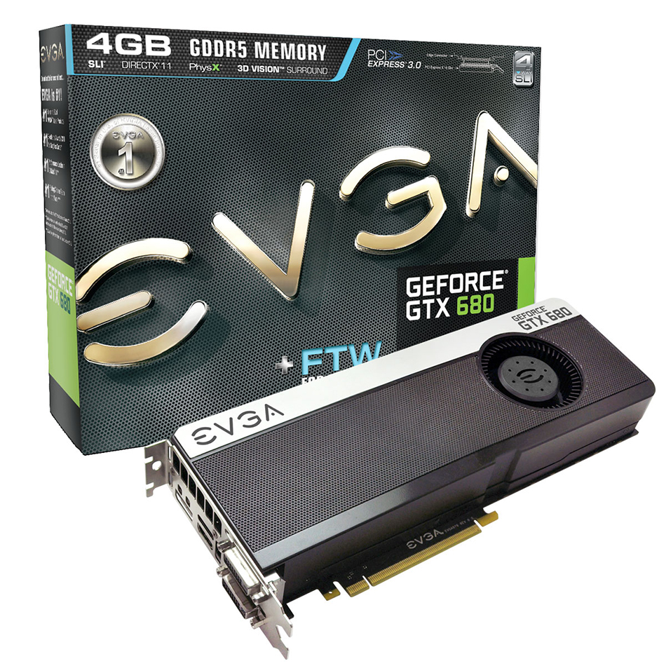 EVGA GeForce GTX680 FTW+ 4GB｜テックウインド株式会社