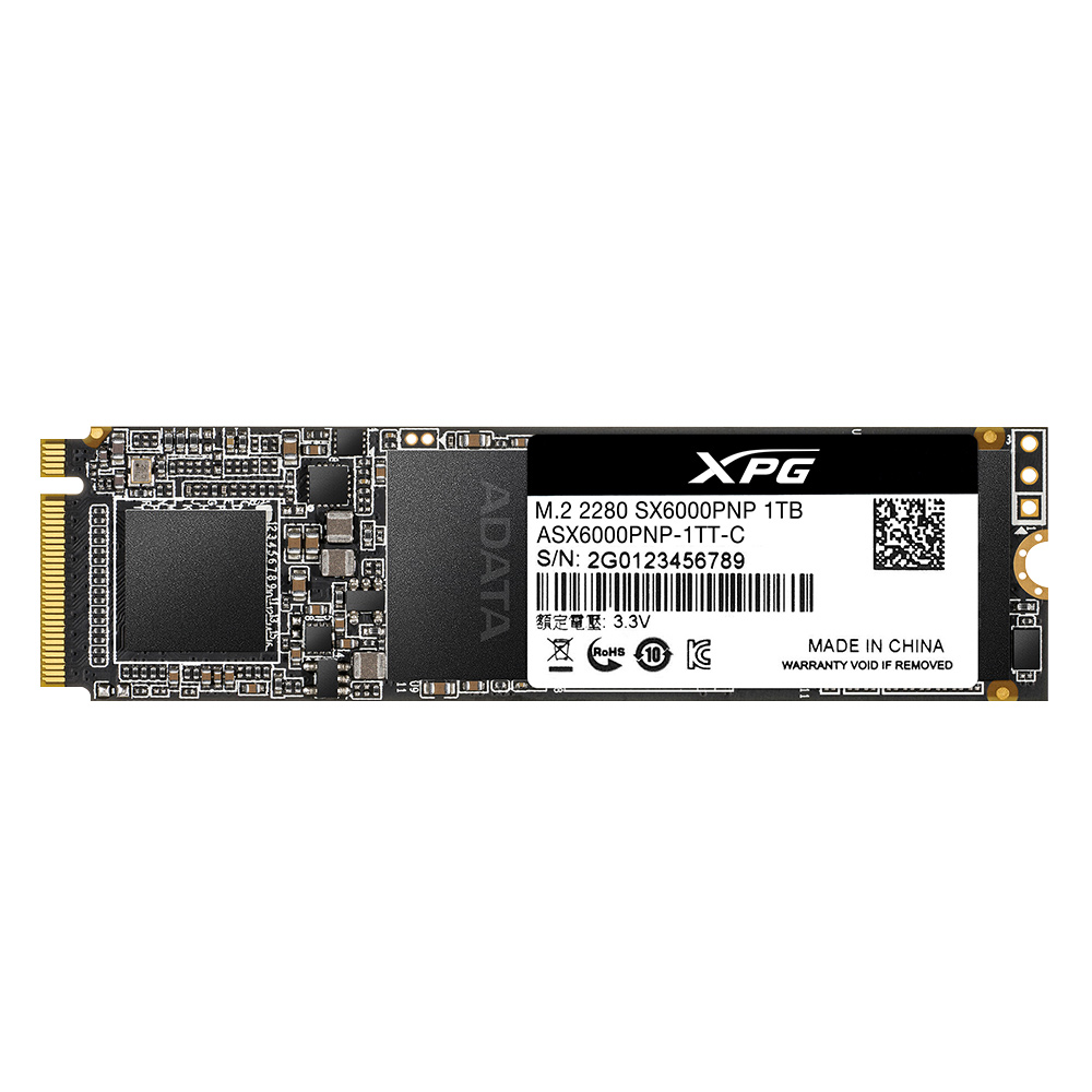 ADATAのメモリー ソリューション XPG SX6000 Pro PCIe Gen3x4 M.2 2280 ...