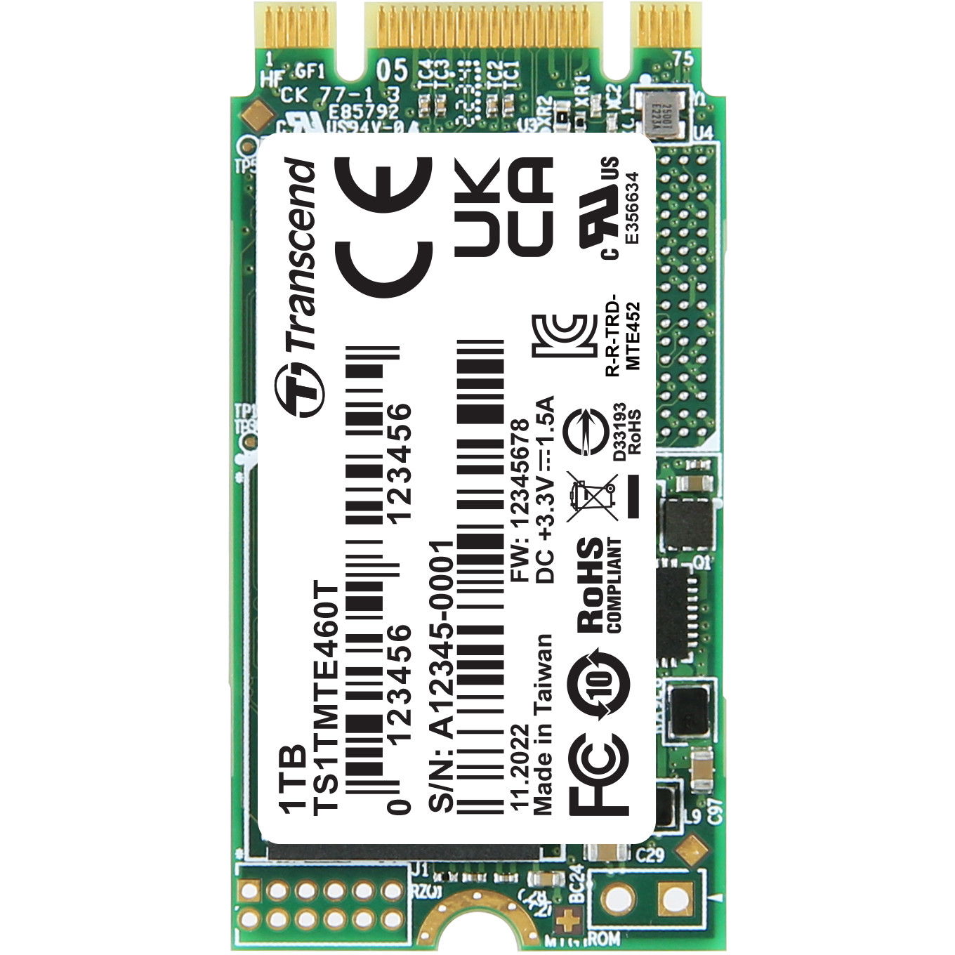 MTE460T ー PCIe Gen3の産業用M.2 SSD｜テックウインド株式会社