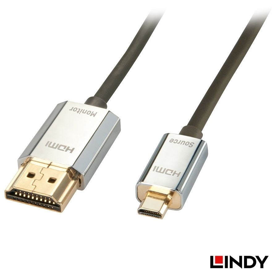 CROMOLINE HDMI 2.0 Type-A to Type-D 極細 変換ケーブル｜テック