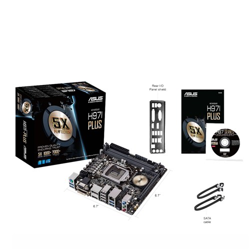 商品状態ASUS　Mini-ITXマザーボード　H97I-PLUS　LGA1150