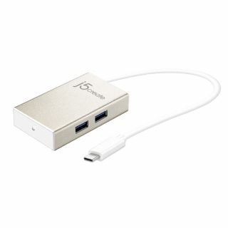 USB TypeC USB3.0×4ポートハブ (JCH343-A)