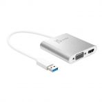 USB3.0 to VGA&HDMI Dual アダプター (JUA360-A)の写真