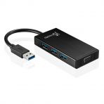USB3.0 3ポートハブ+VGA (JUH410-A)の写真
