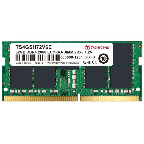  トランセンド DDR4 ECC SO-DIMMの製品画像