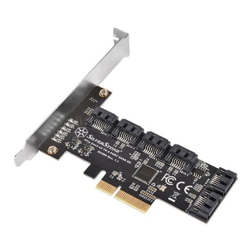  SST-ECS06 - 6ポートSATA Gen3 (6Gbps) 非RAID PCI Express Gen3 x2 カードの製品画像