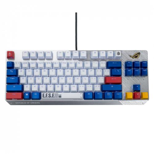  ROG Strix Scope TKL GUNDAM EDITION - ガンダムをモチーフにしたゲーミングキーボードの製品画像