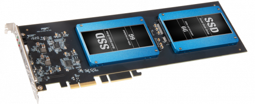  FUS-SSD-2RAID-E ― 2台の2.5インチSATA SSDを搭載できるRAID拡張カードの製品画像