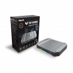 TUF GAMING CAPTURE BOX-CU4K30 - 4K/30fpsビデオストリーミング対応、コンパクトで排熱性にも優れたアルミ製ケース採用ビデオキャプチャーボックスの写真
