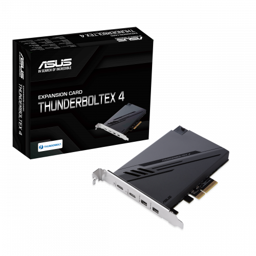  THUNDERBOLTEX 4 - 40 Gbpsの双方向の帯域幅、USB4™デバイスの互換性、DisplayPort™ 1.4搭載Thunderbolt™ 4アドオンカードの製品画像