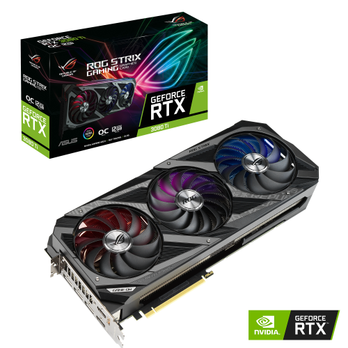  ROG-STRIX-RTX3080TI-O12G-GAMING - RTX™​ 3080 Ti搭載 3連ファン採用 グラフィックボードの製品画像