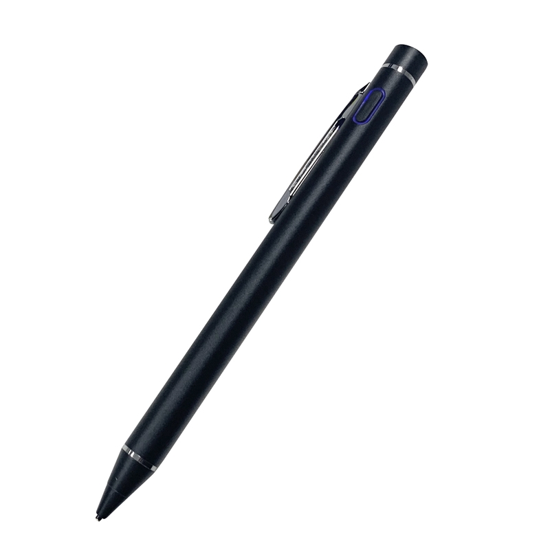 汎用細ペン先充電式タッチペン（ブラック）の写真