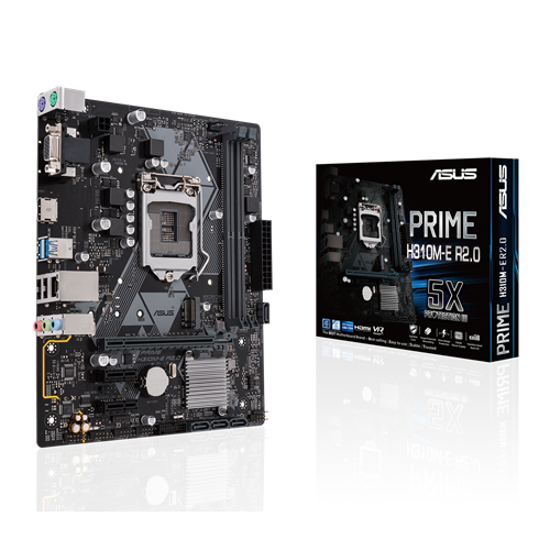 PRIME H310M-E - Intel® H310 チップセット搭載mATXマザーボードの写真