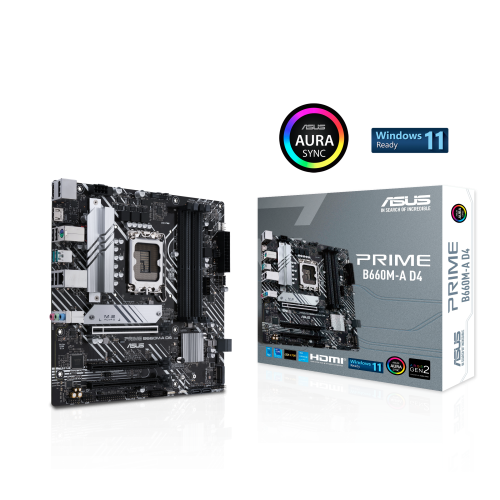  PRIME B660M-A D4 - インテル® B660 チップセット搭載mATXマザーボードの製品画像