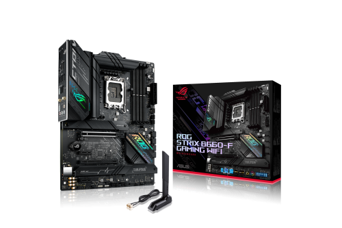  ROG STRIX B660-F GAMING WIFI - B660 チップセット搭載Wi-Fi機能付ATX マザーボードの製品画像