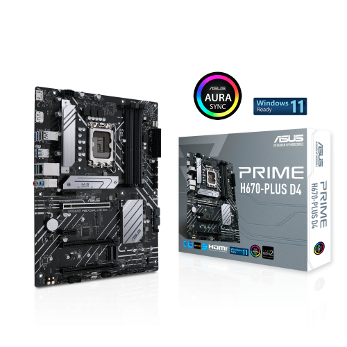  PRIME H670-PLUS D4 -  H670チップセット搭載ATXマザーボードの製品画像