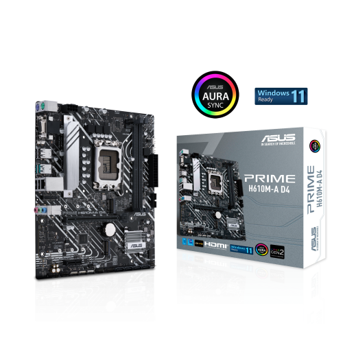  PRIME H610M-A D4 - H610チップセット搭載mATX マザーボードの製品画像