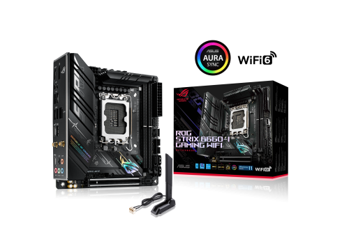  ROG STRIX B660-I GAMING WIFI - インテル® B660チップセット搭載ITXマザーボードの製品画像