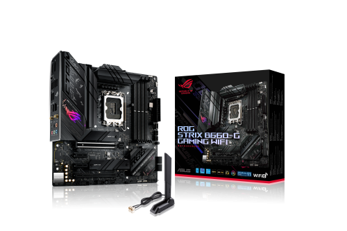  ROG STRIX B660-G GAMING WIFI - インテル12世代CPU対応B660チップセット搭載mATXマザーボードの製品画像