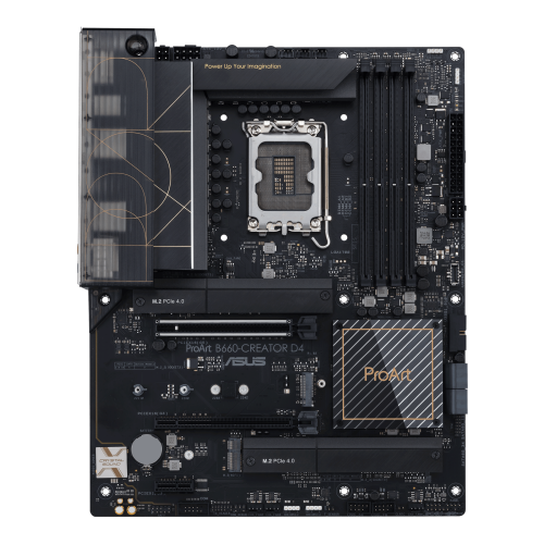  ProArt B660-CREATOR D4 - インテル®第12世代CPU対応 Intel® B660チップセットクリエイター向け ATXマザーボードの製品画像