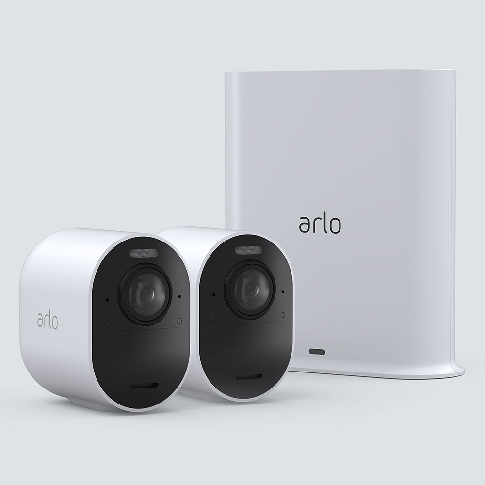 Arlo Ultra 2スポットライトワイヤレスセキュリティカメラの写真