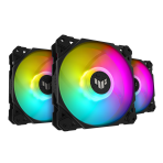 TUF GAMING TF120 ARGB 3IN1 - ARGBコントローラー付きトリプルファンキットの写真
