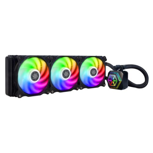  SST-PF360-ARGB-V2 ― RGB水冷クーラー 虹色12cmファンの製品画像